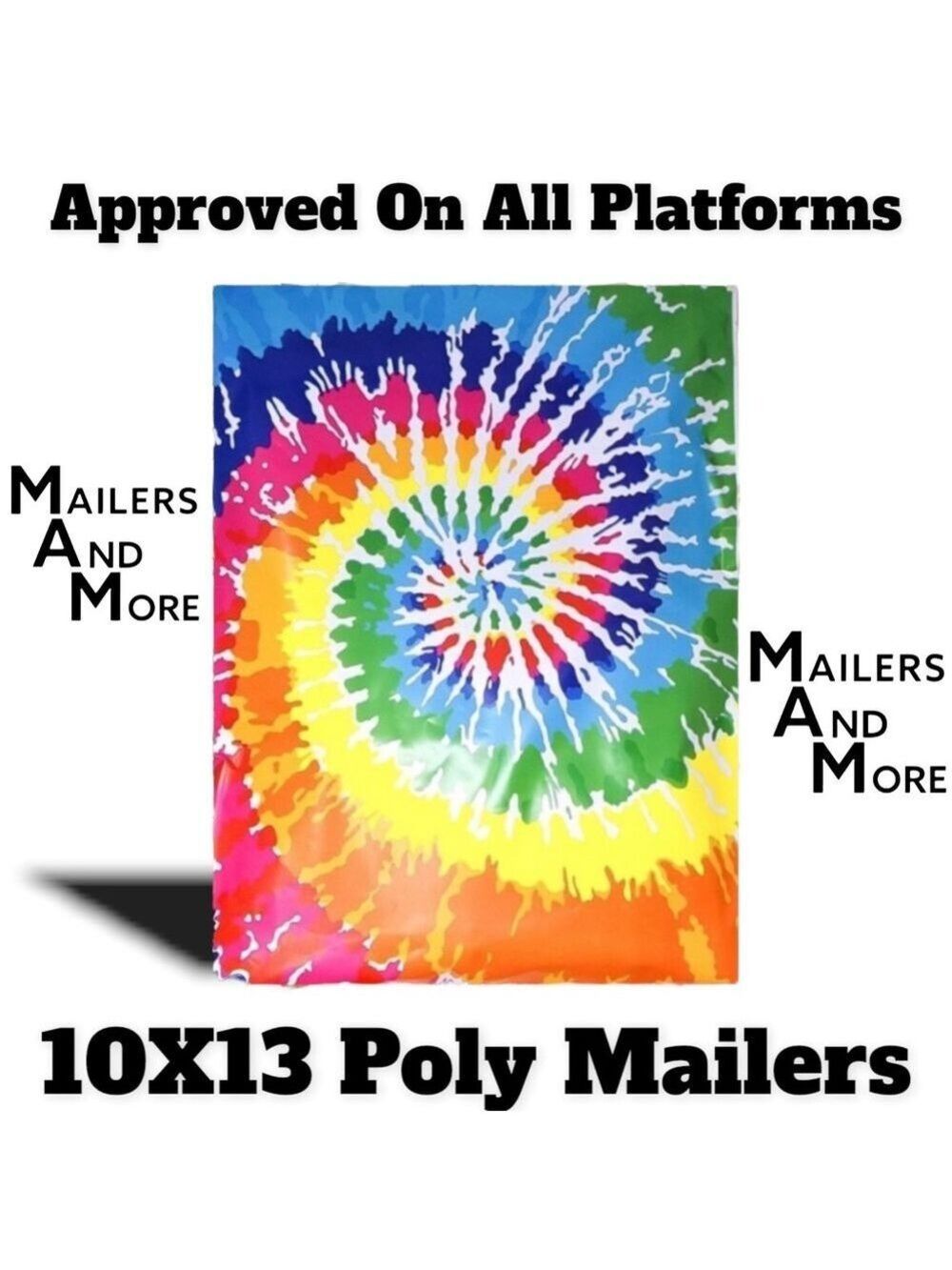 25 10X13 Poly Mailers Tye Dye Shipping Envelopes PRICE IS FIRM - Picture 10 of 15